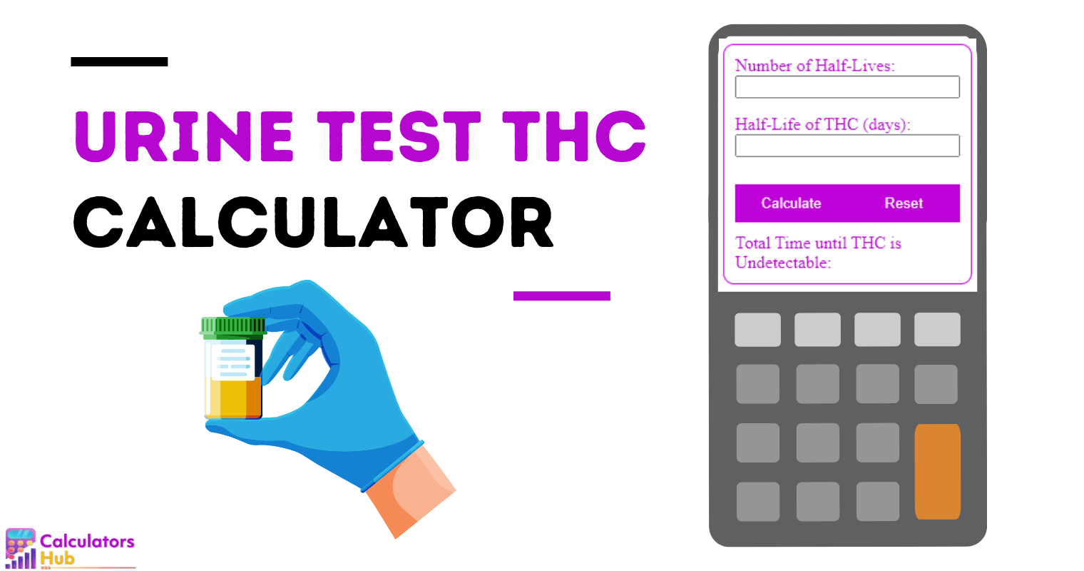 Urine Test THC Calculator