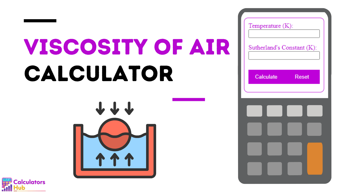 Viscosity of Air Calculator