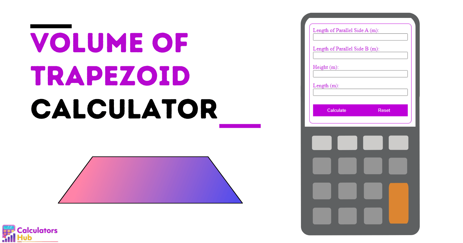 Volume of Trapezoid Calculator Online