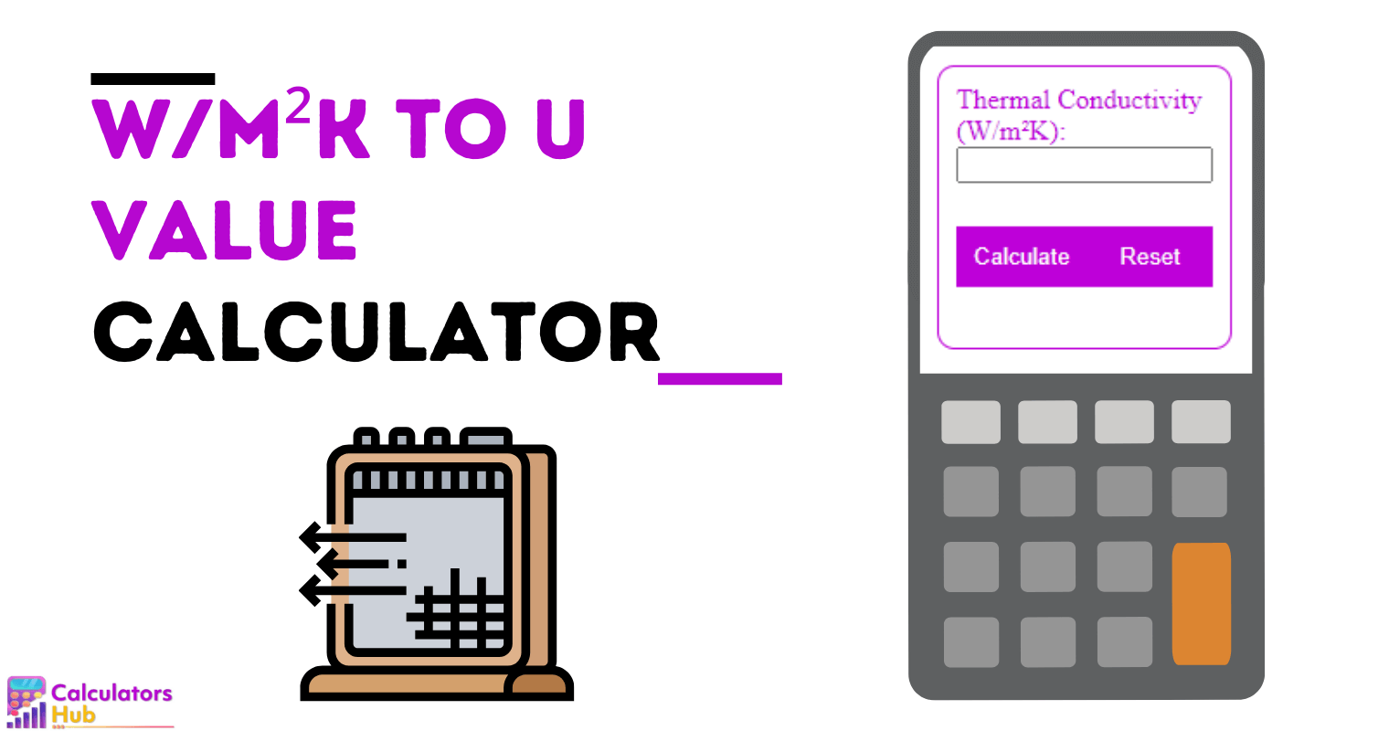 W_m²K to U Value Calculator