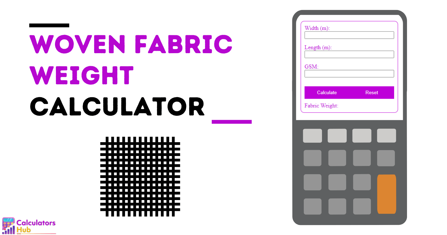 Woven Fabric Weight Calculator