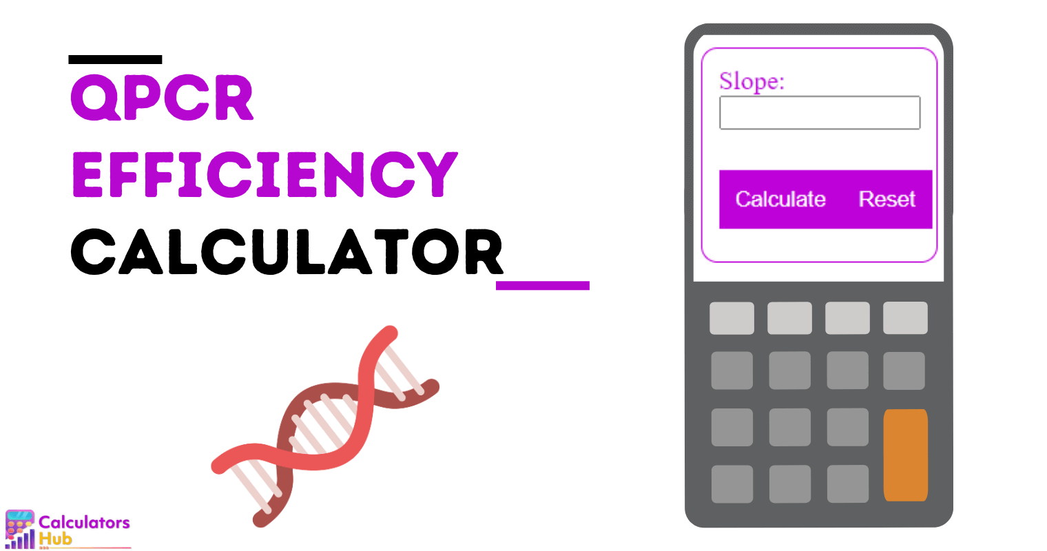 qPCR Efficiency Calculator