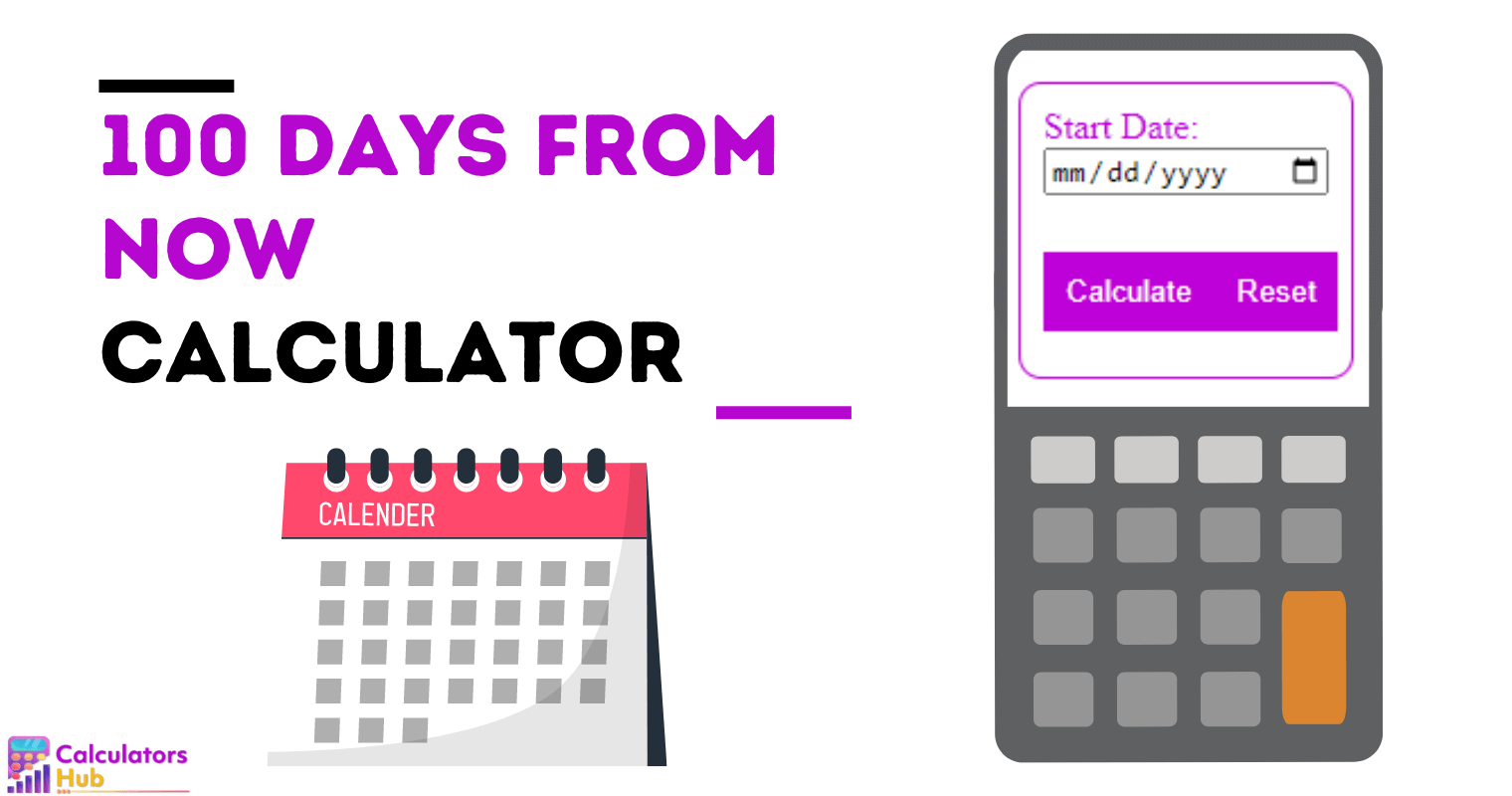 100 Days from Now Calculator