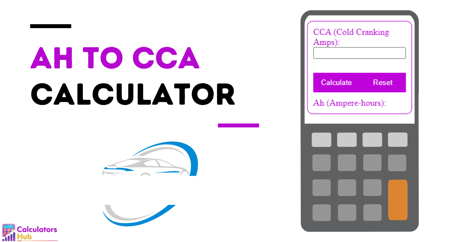 Ah to CCA Calculator