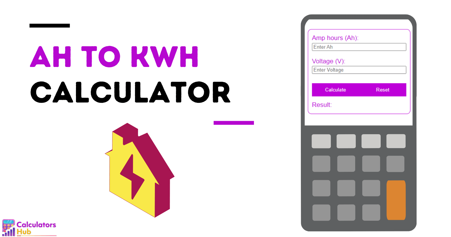 Ah to kWh Calculator