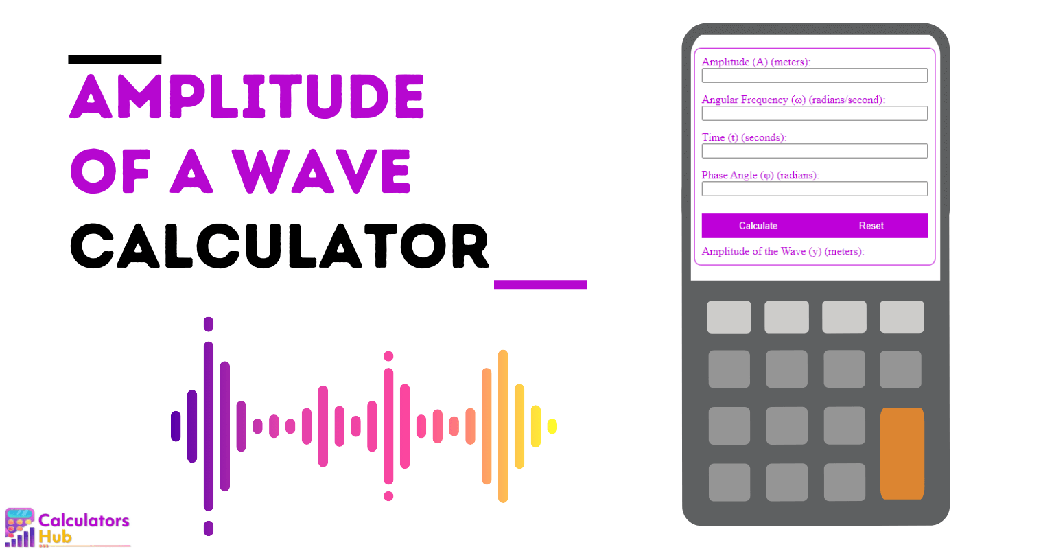 Amplitude of a Wave Calculator