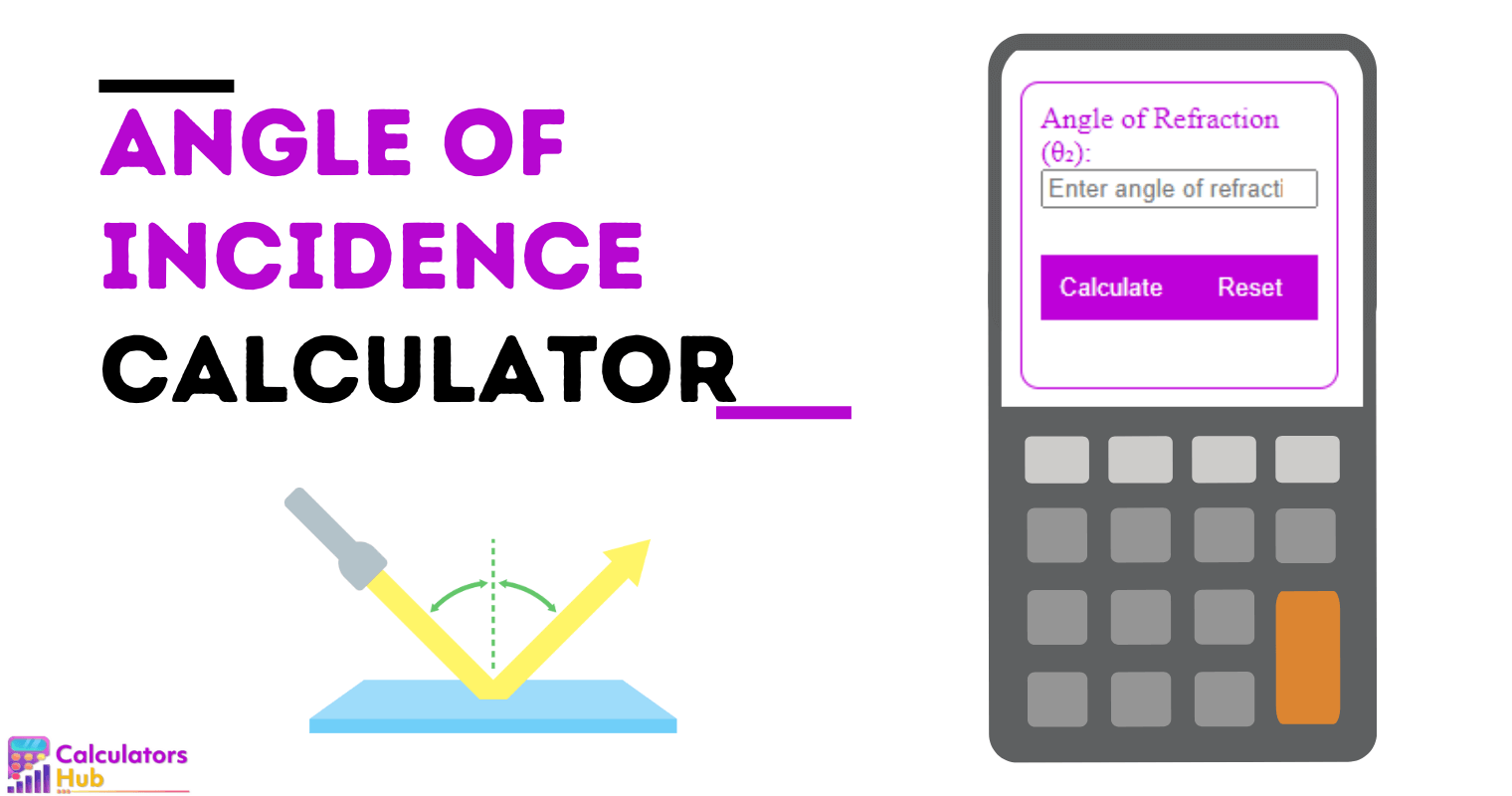 Angle of Incidence Calculator