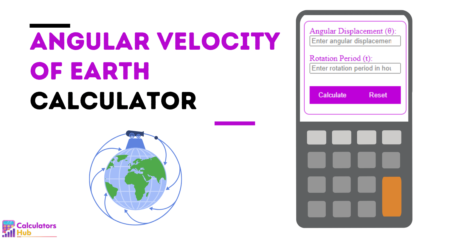 Angular Velocity of Earth Calculator