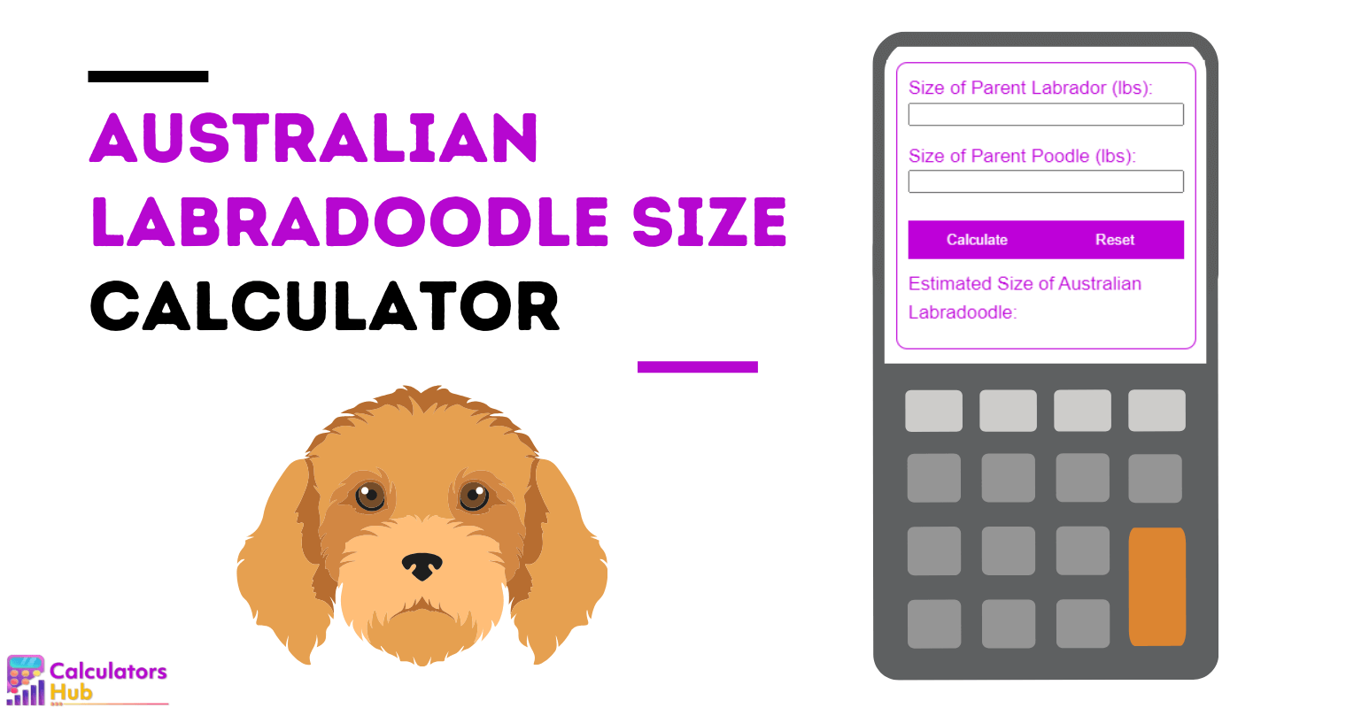 Calculadora de tamanho de Labradoodle australiano
