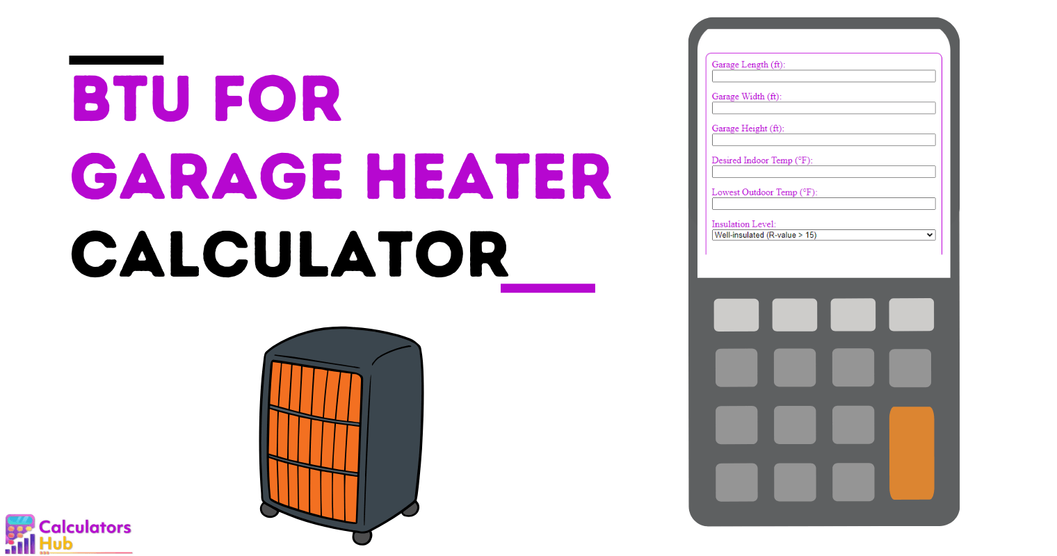 BTU Calculator for Garage Heater