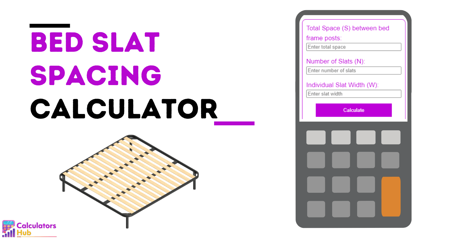 Bed Slat Spacing Calculator