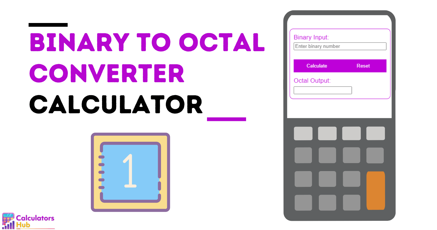 Binary to Octal Converter Calculator