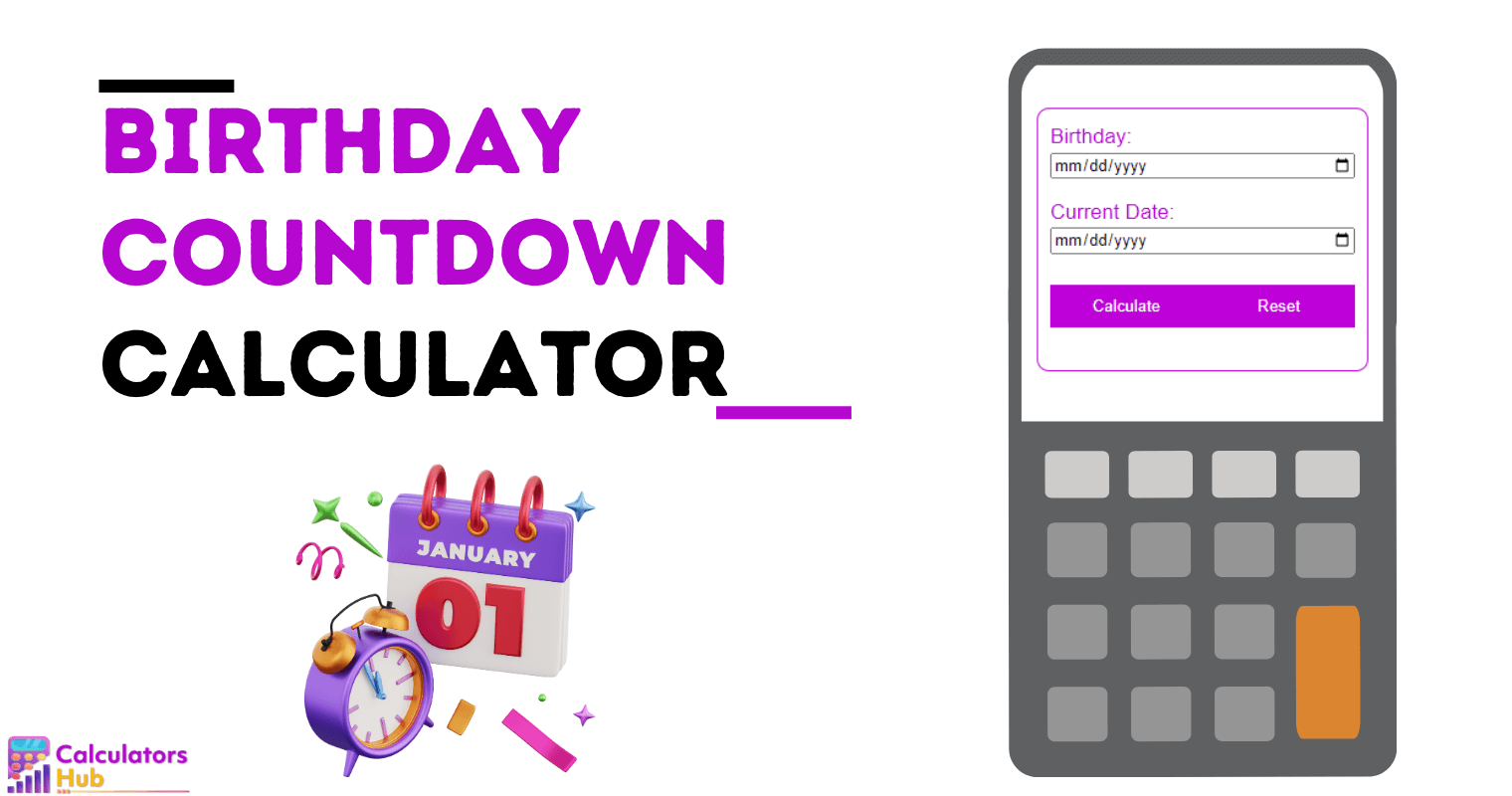 Birthday Countdown Calculator