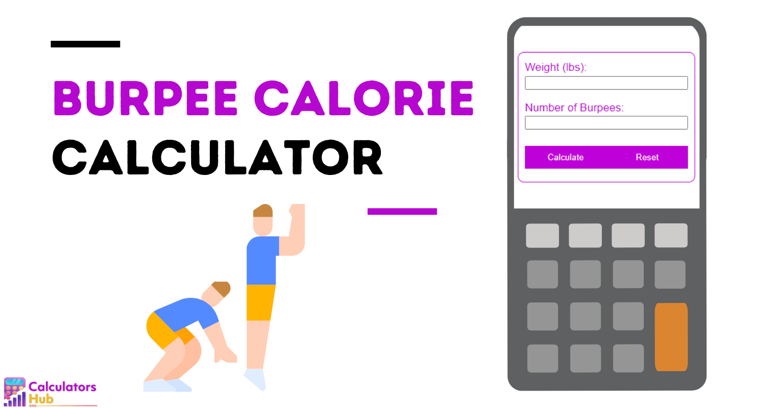 Calculadora de calorías de burpee