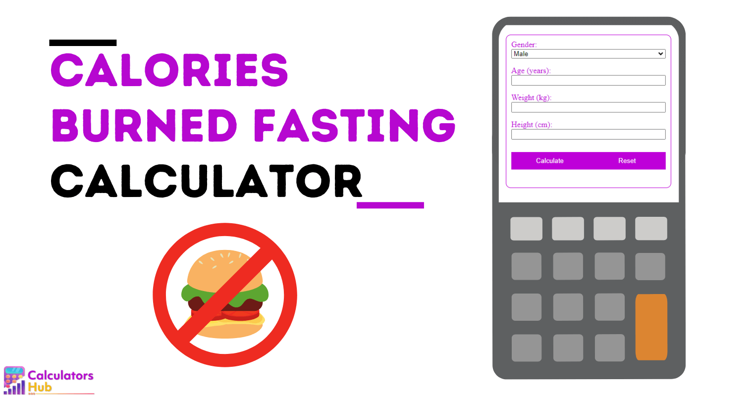 Calories Burned Fasting Calculator