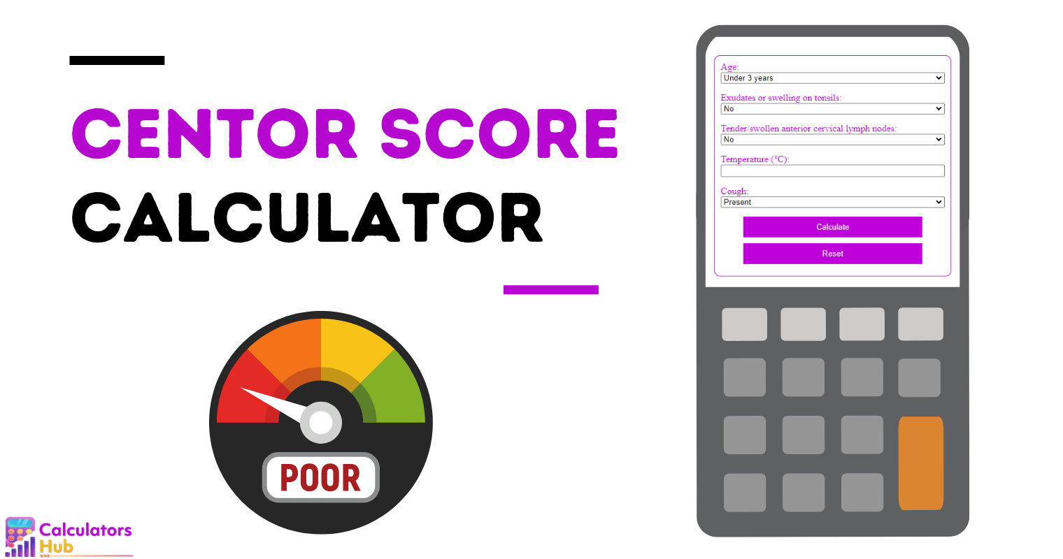 Centor Score Calculator