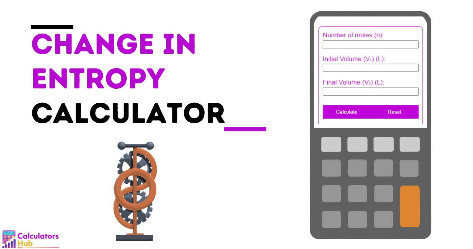 Change in Entropy Calculator