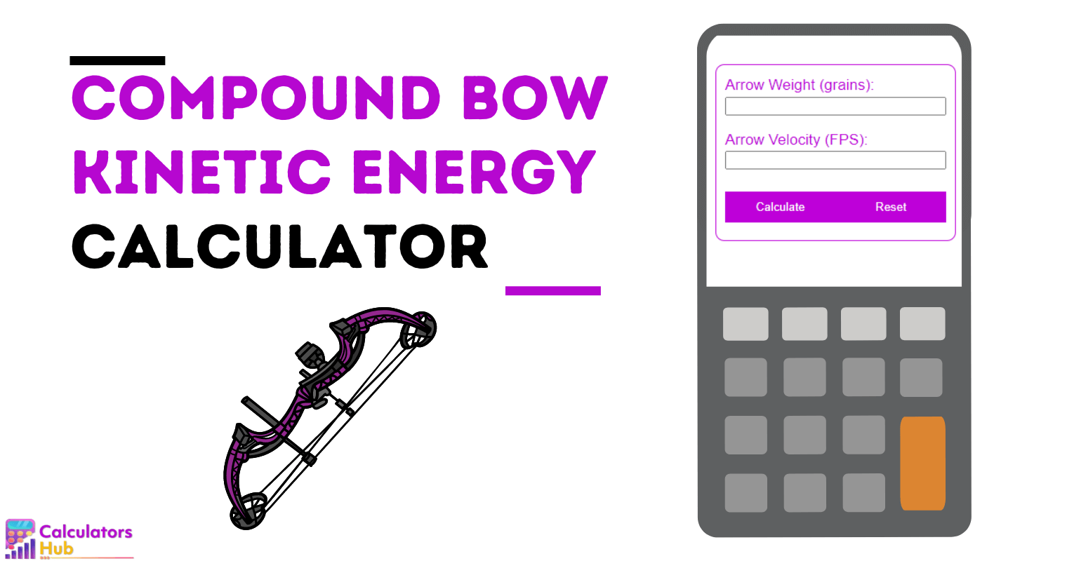 Compound Bow Kinetic Energy Calculator