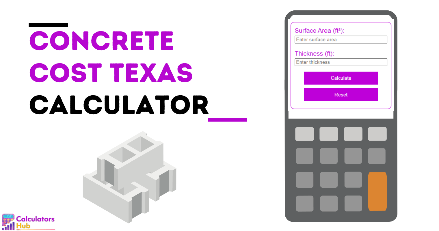 Concrete Cost Calculator Texas