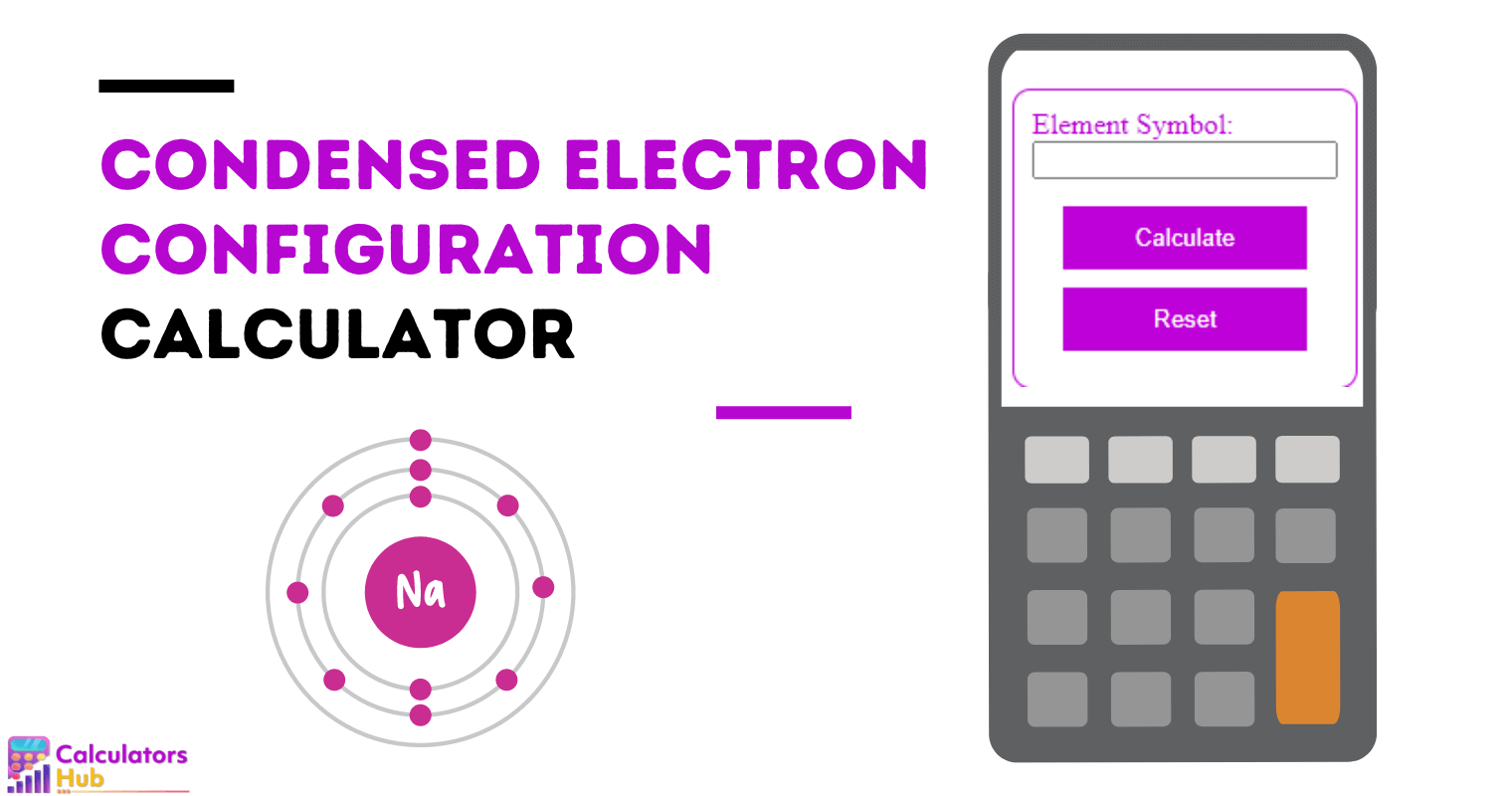 Condensed Electron Configuration Calculator
