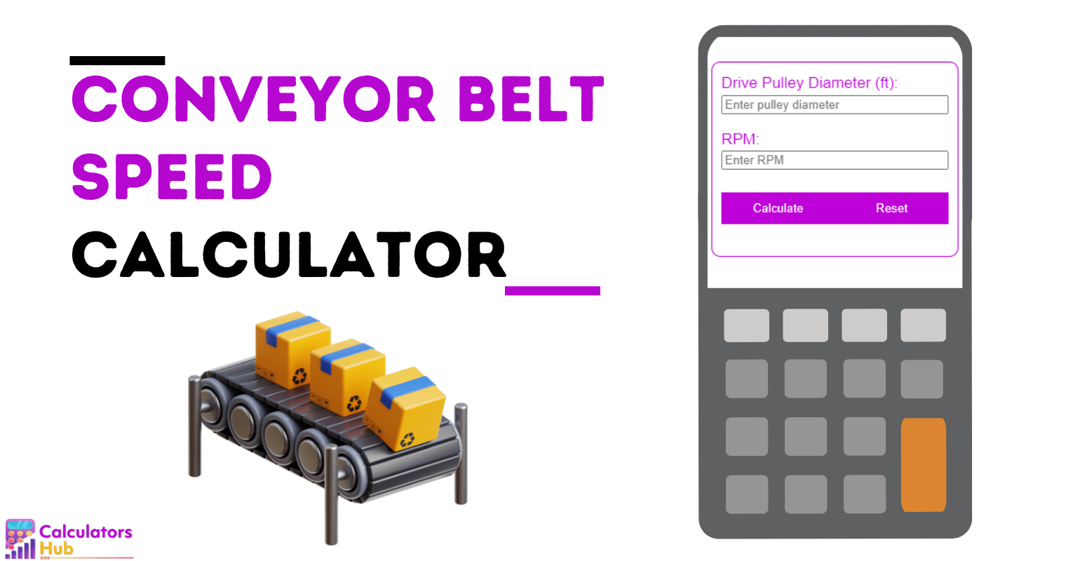 Conveyor Belt Speed Calculator