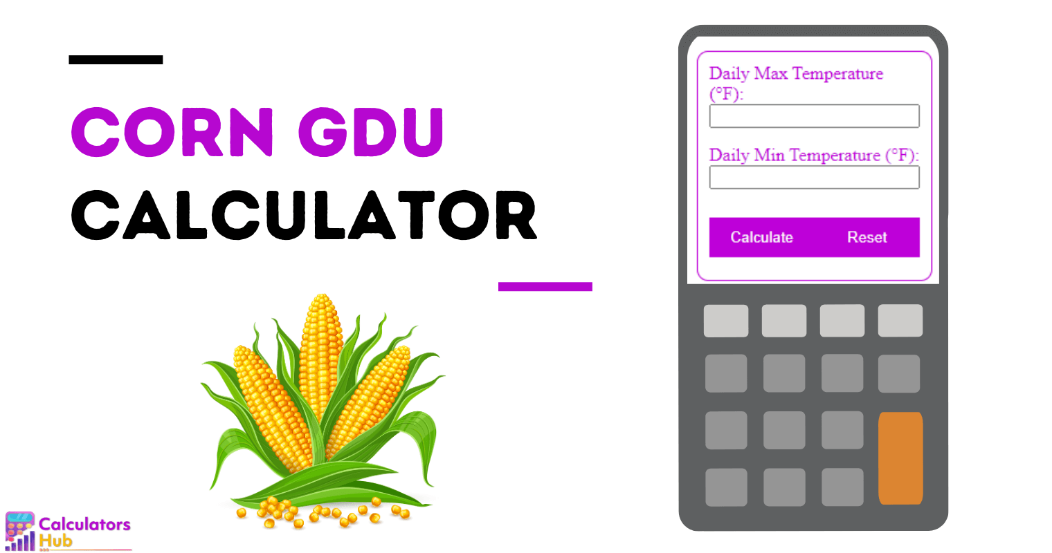 Corn GDU Calculator