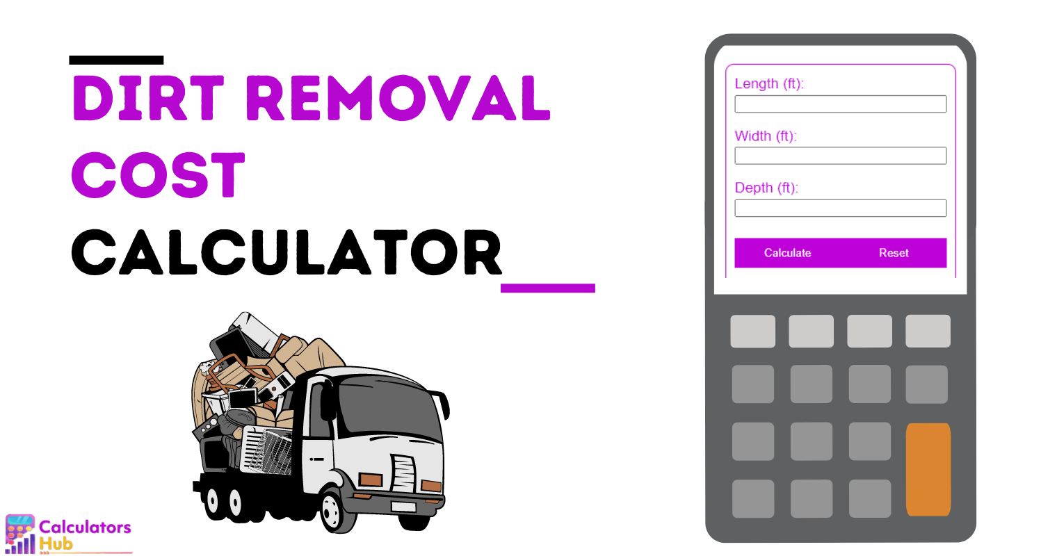 Dirt Removal Cost Calculator
