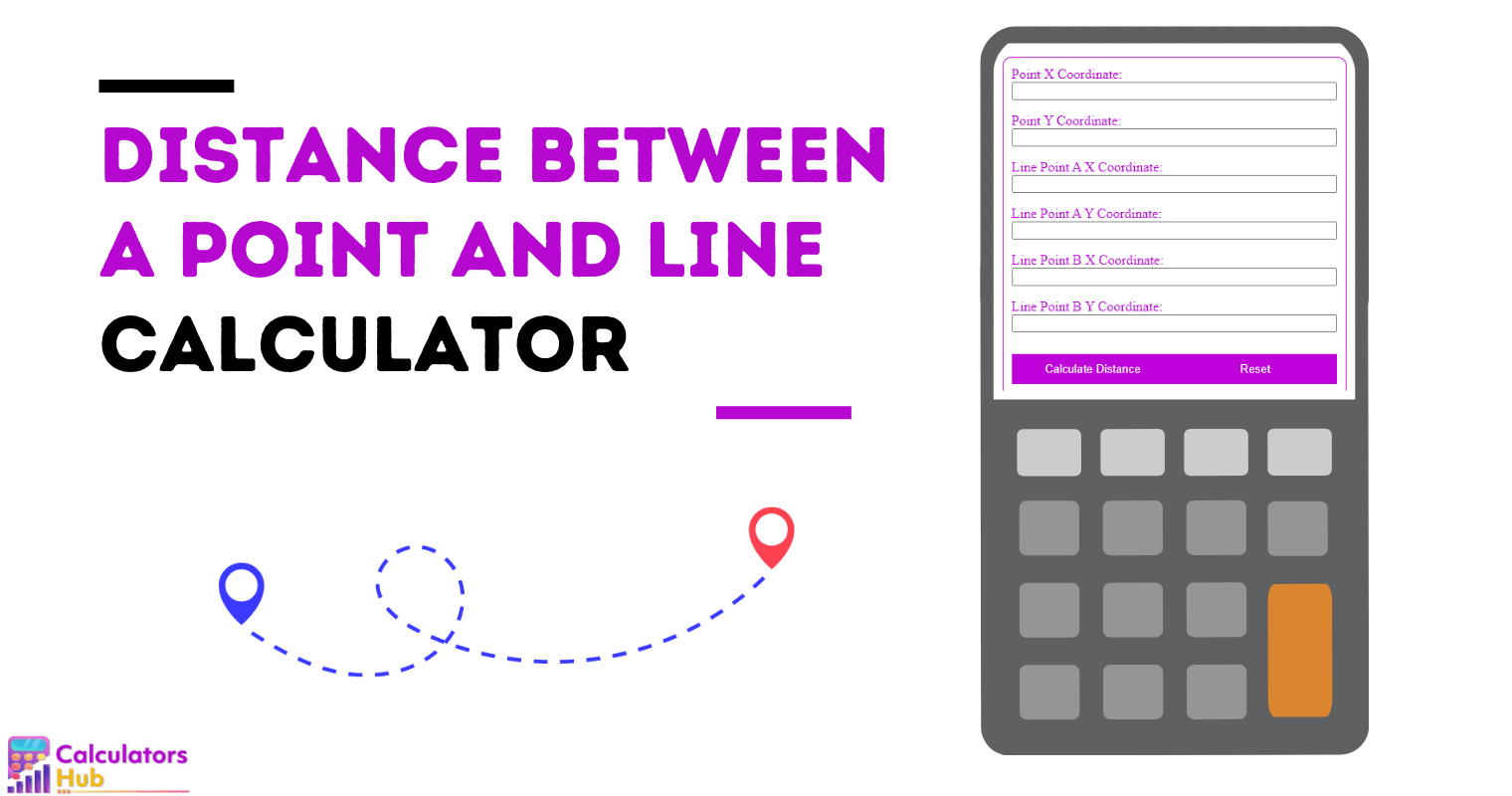 Distance Between a Point and Line Calculator