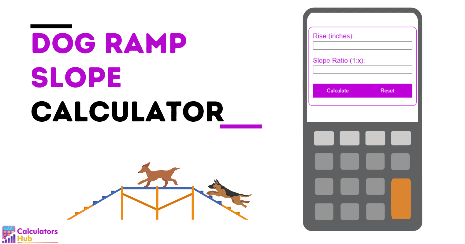 Dog Ramp Slope Calculator