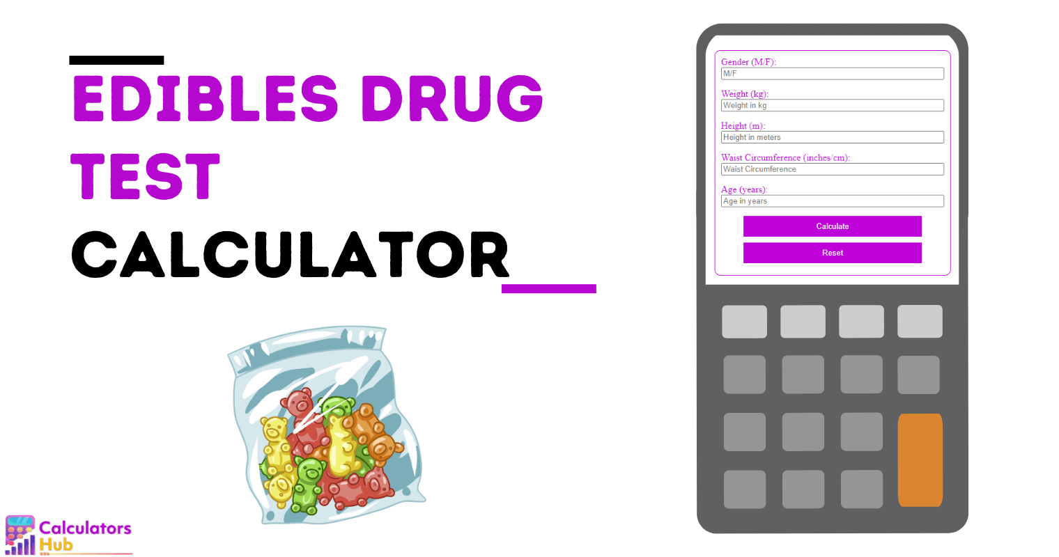 Edibles Drug Test Calculator