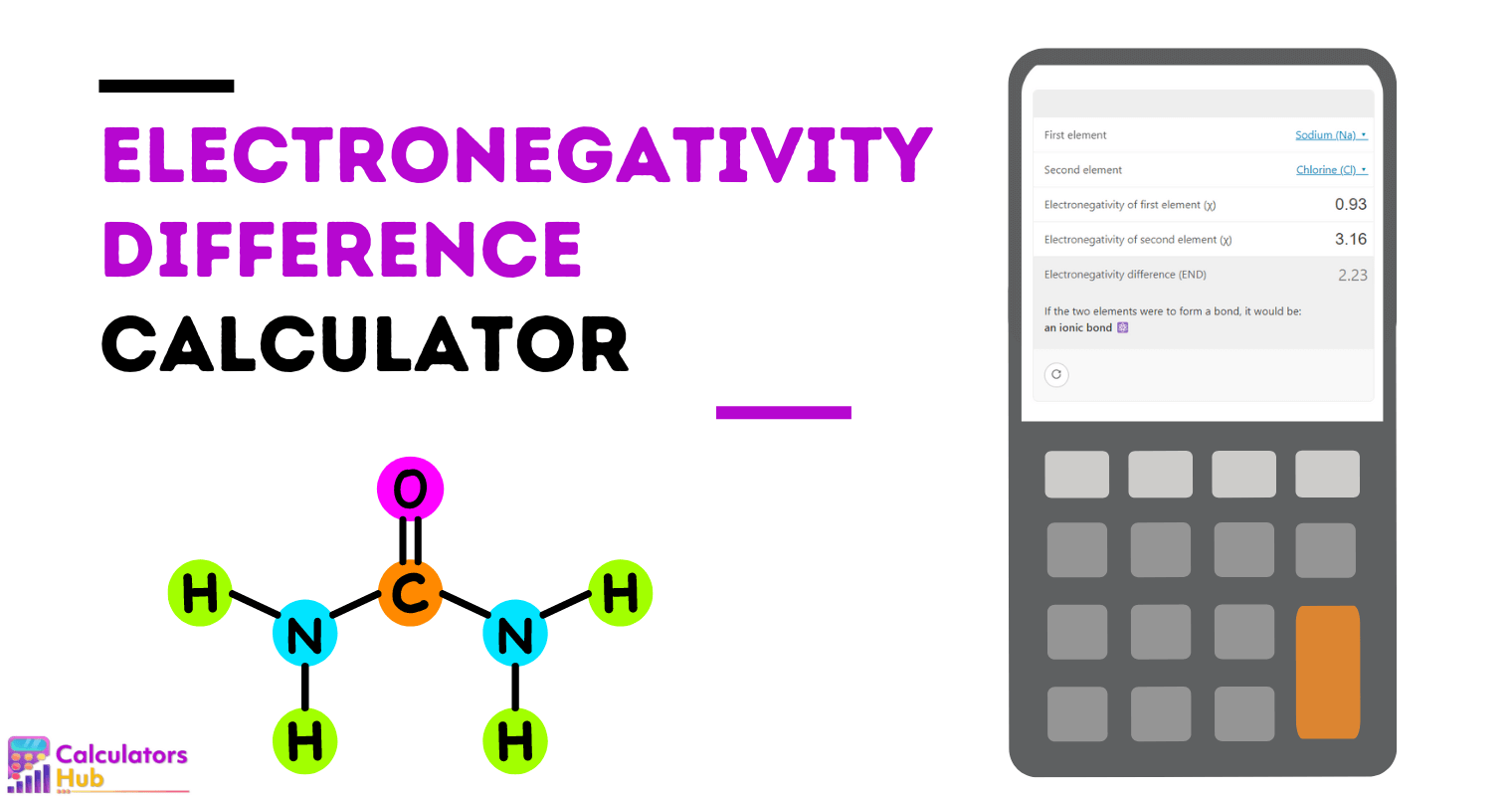Electronegativity Difference Calculator