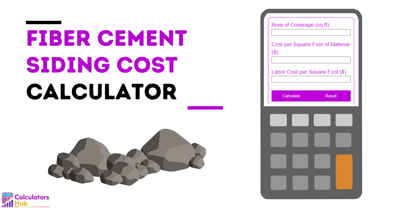 Fiber Cement Siding Cost Calculator