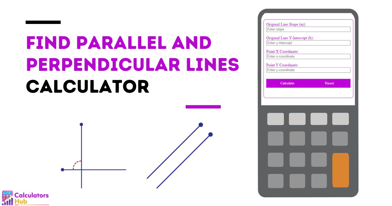 Find Parallel and Perpendicular Lines Calculator