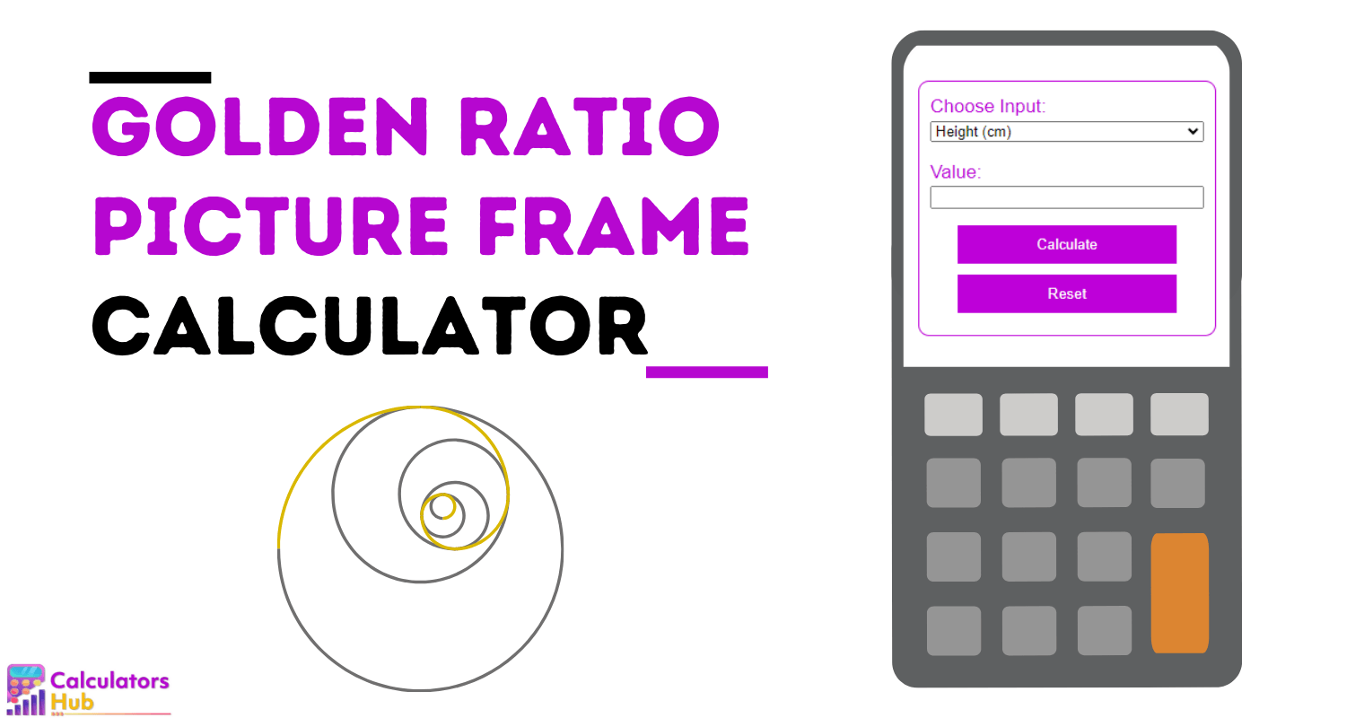 Golden Ratio Picture Frame Calculator