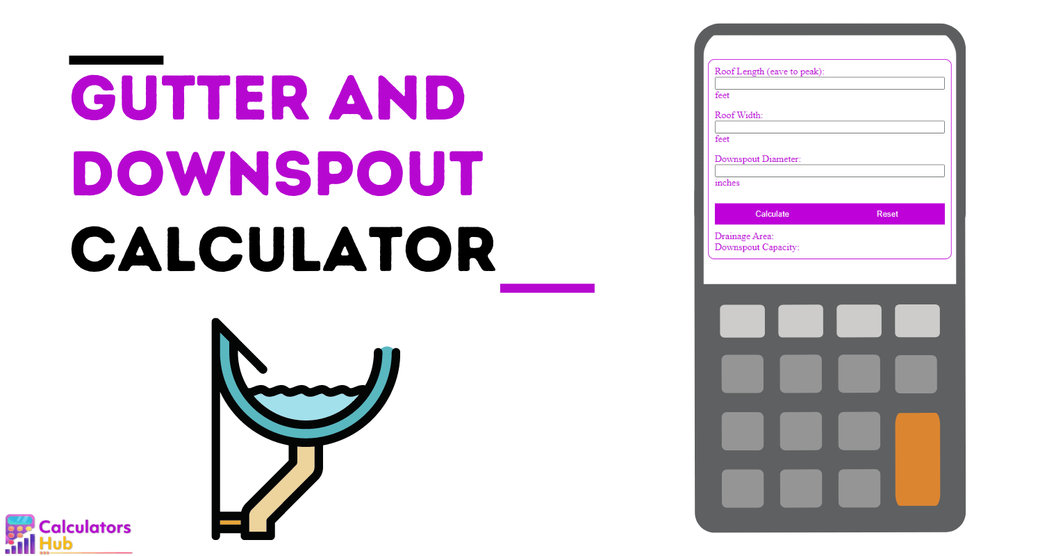 Gutter and Downspout Calculator