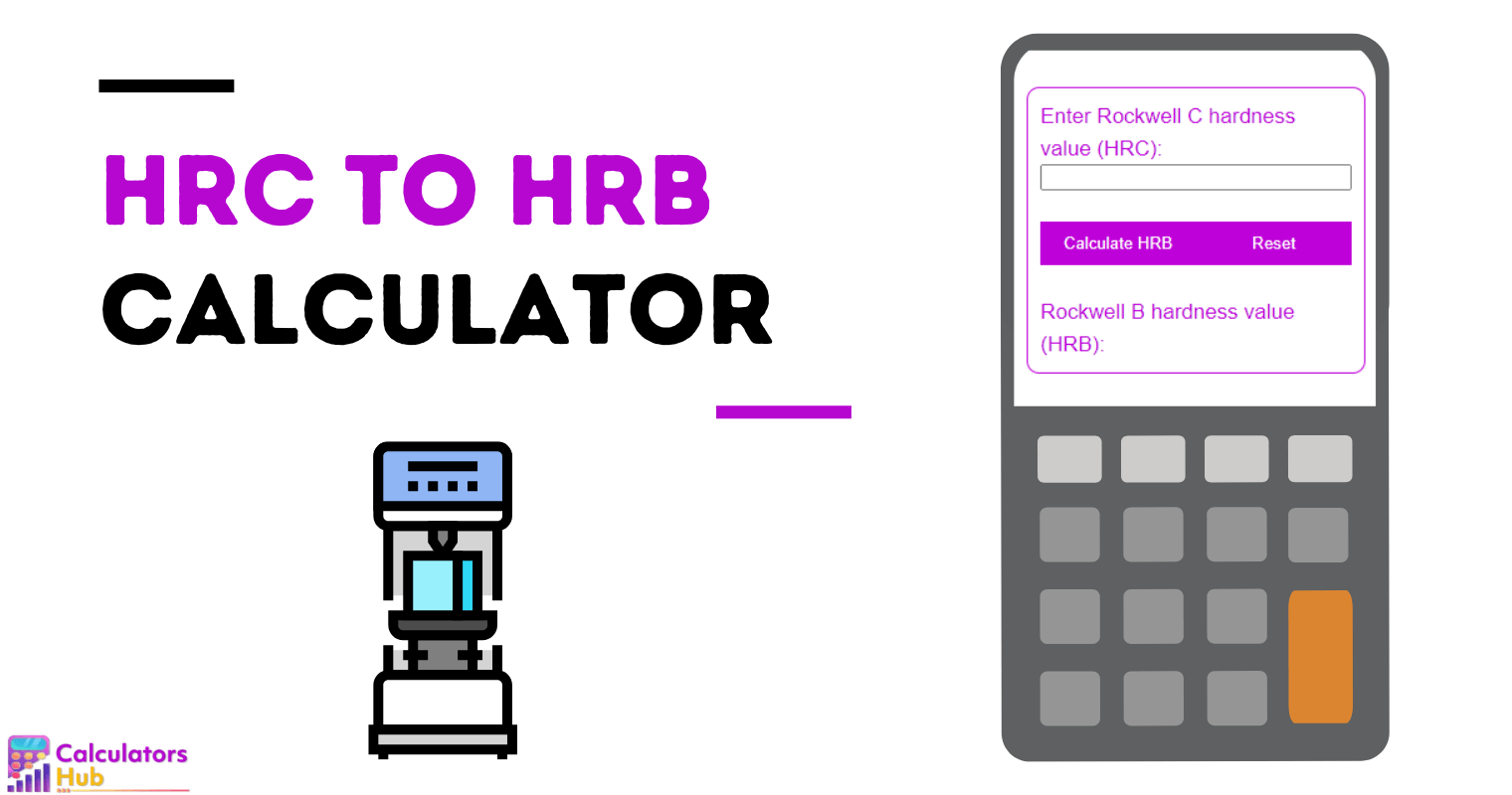 HRC en HRB Calculatrice