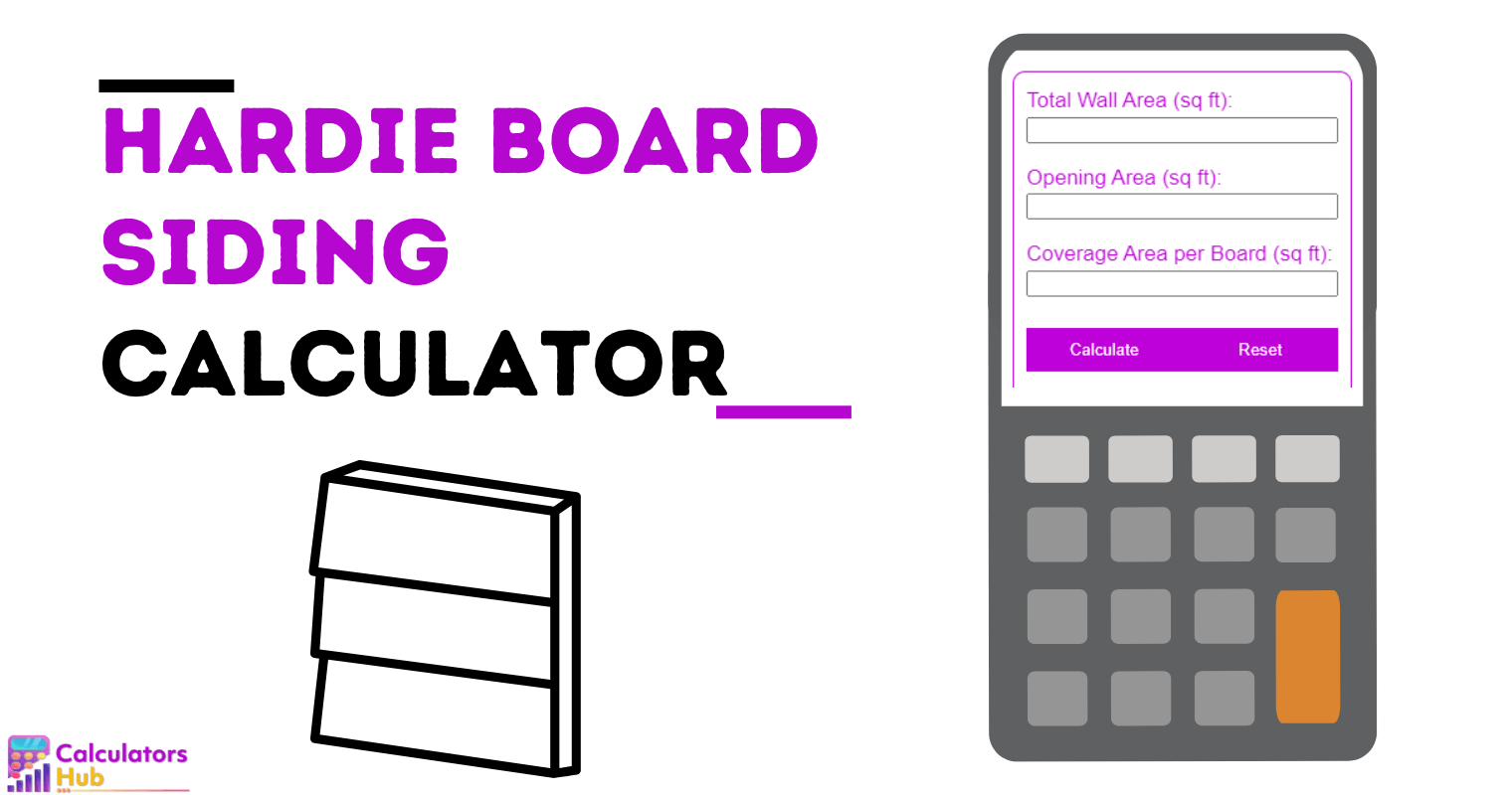 Hardie Board Siding Calculator