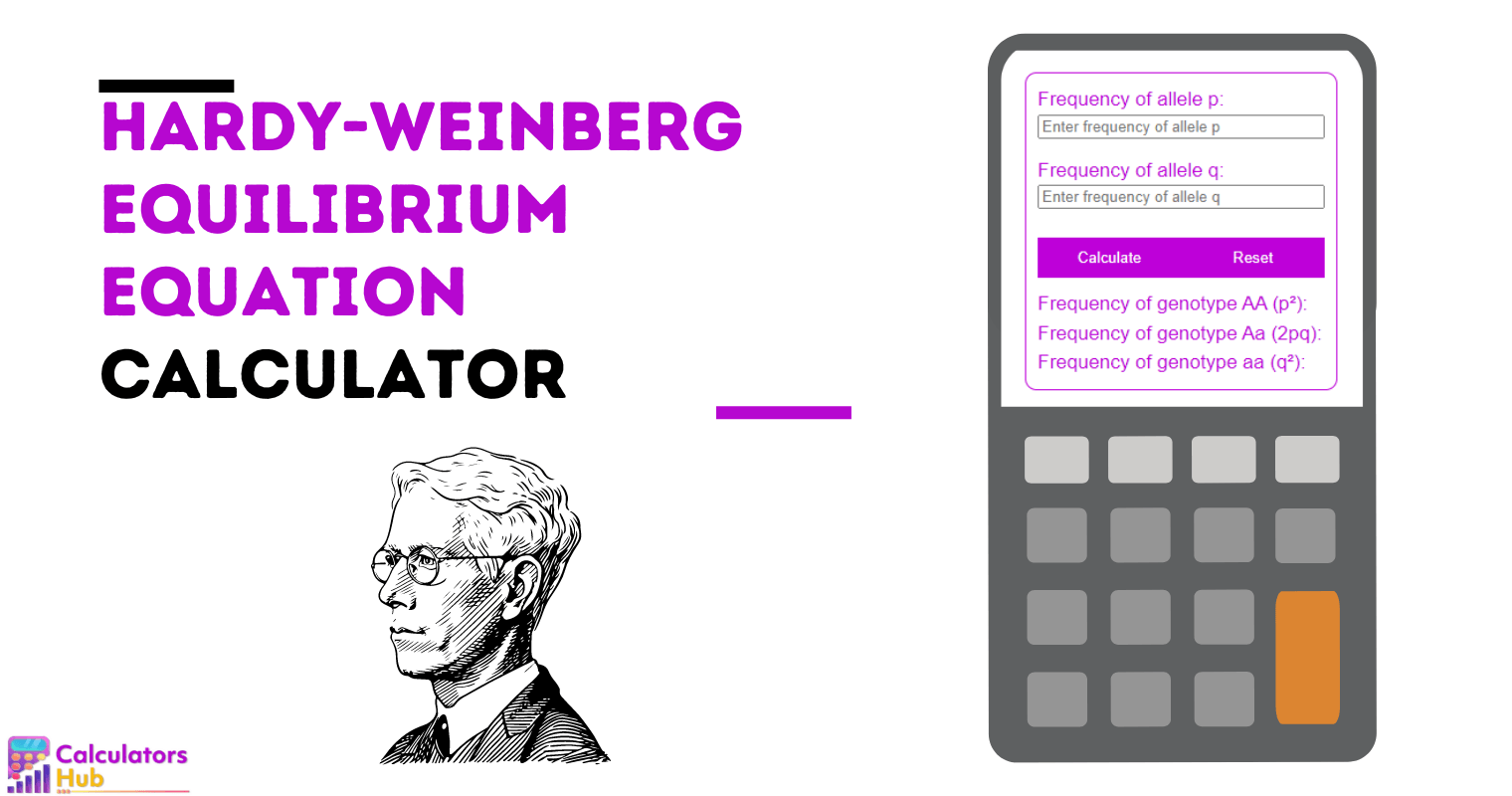 Hardy-Weinberg Equilibrium Equation Calculator