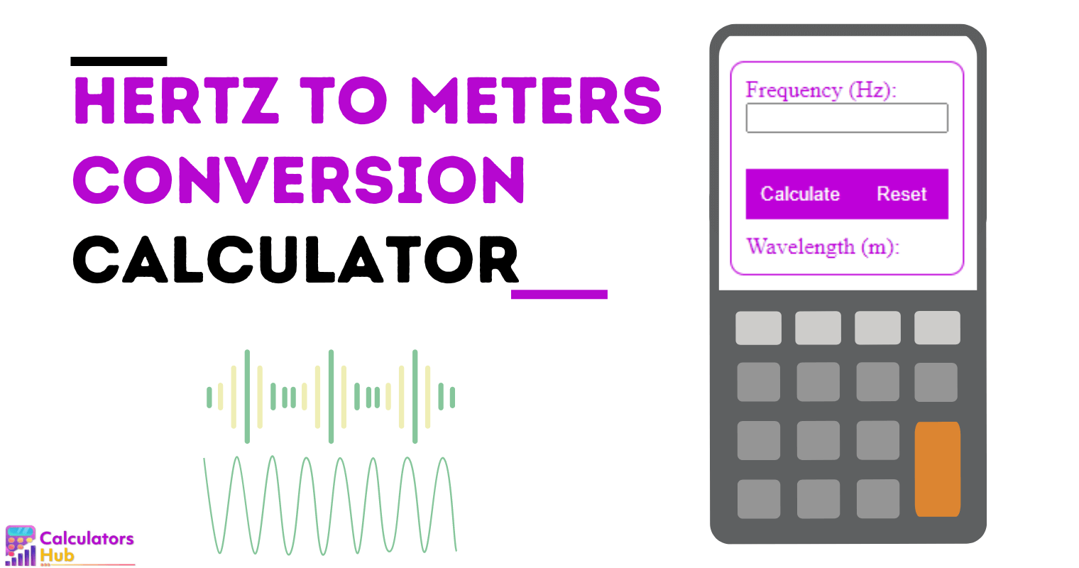 Hertz to Meters Conversion Calculator