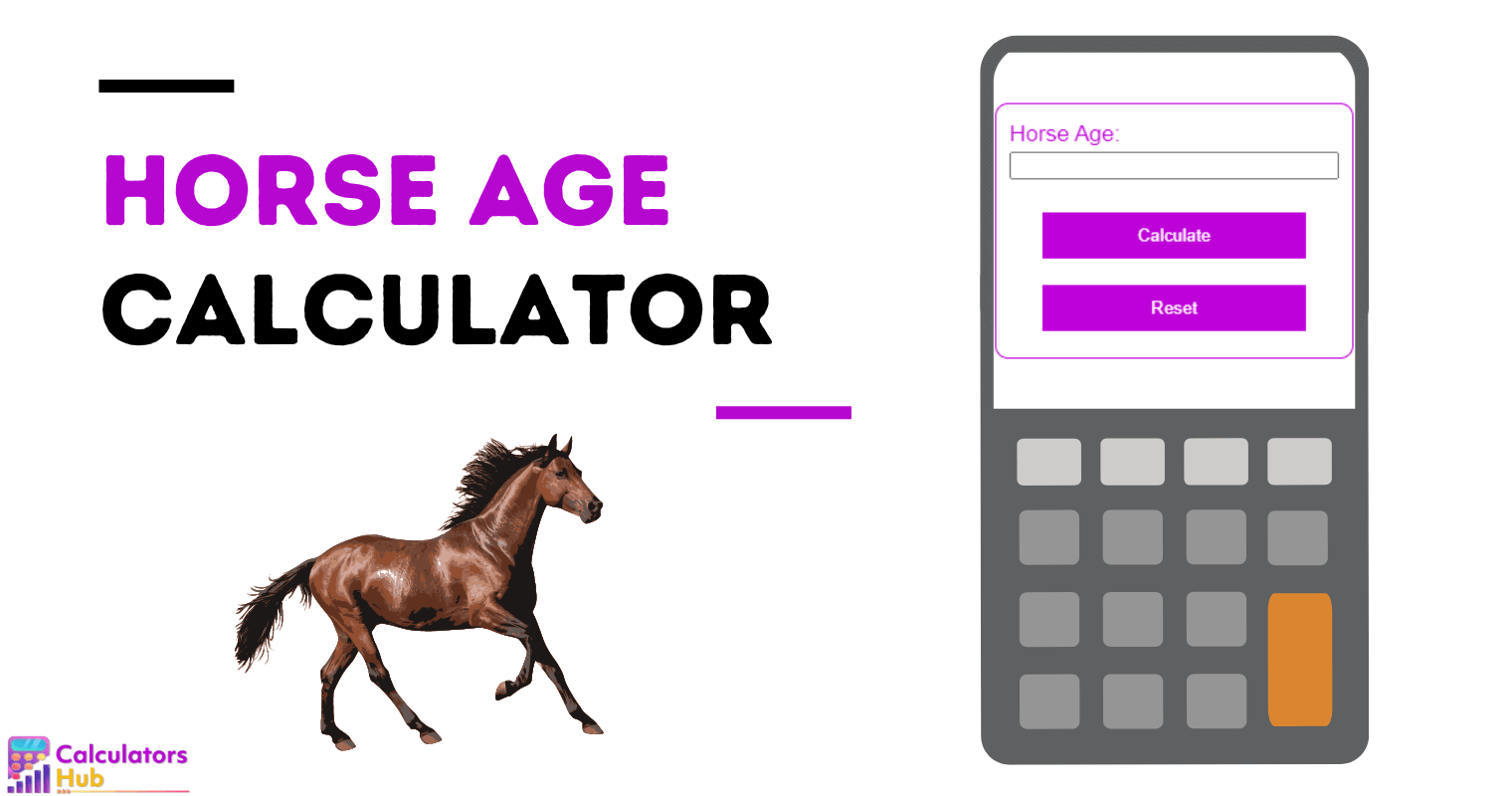 Calculadora de idade do cavalo