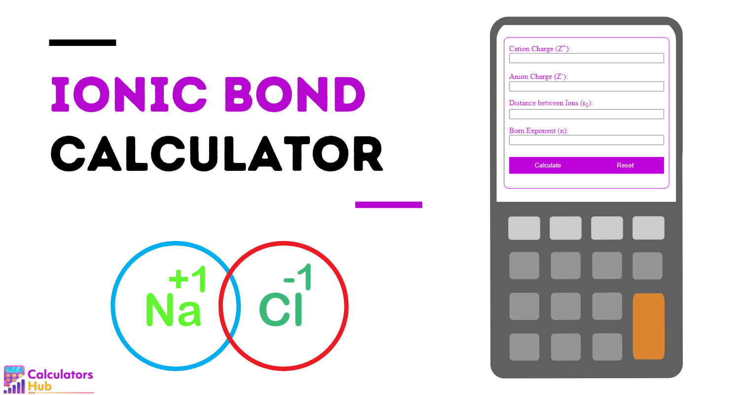 Ionic Bond Calculator