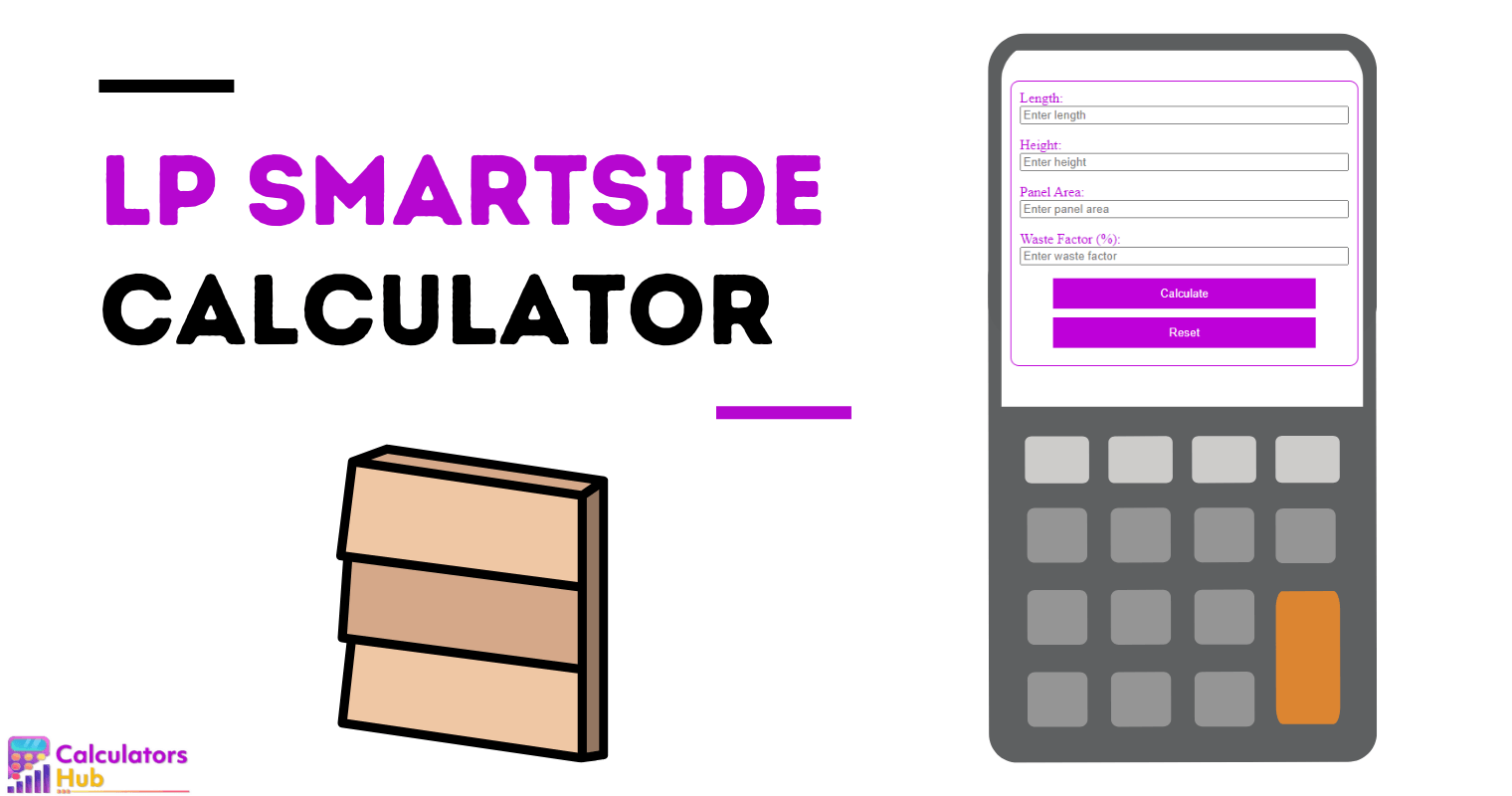 LP SmartSide Calculator