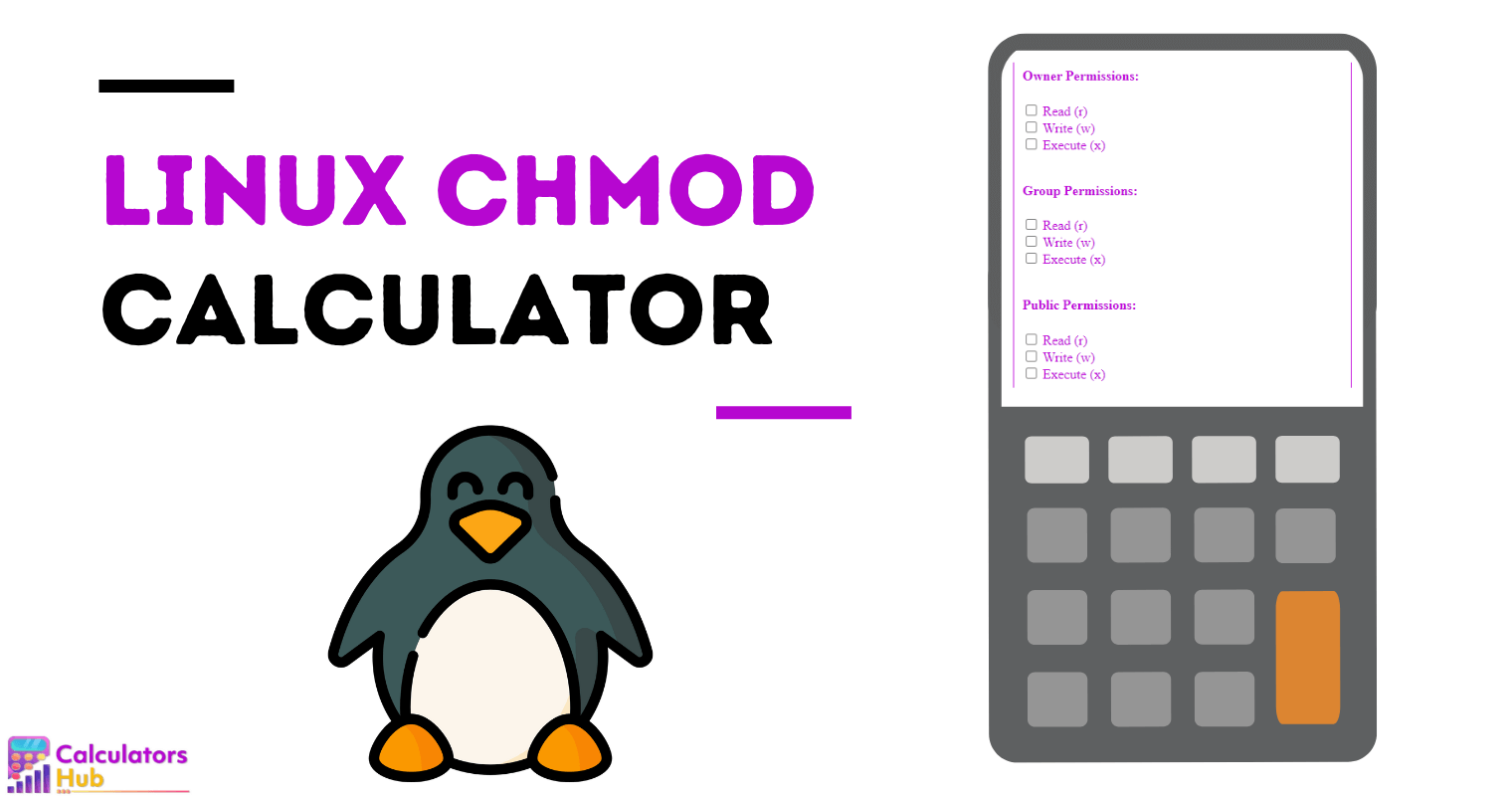 Linux Chmod 计算器