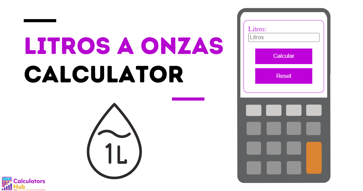 Litros a Onzas Calculator