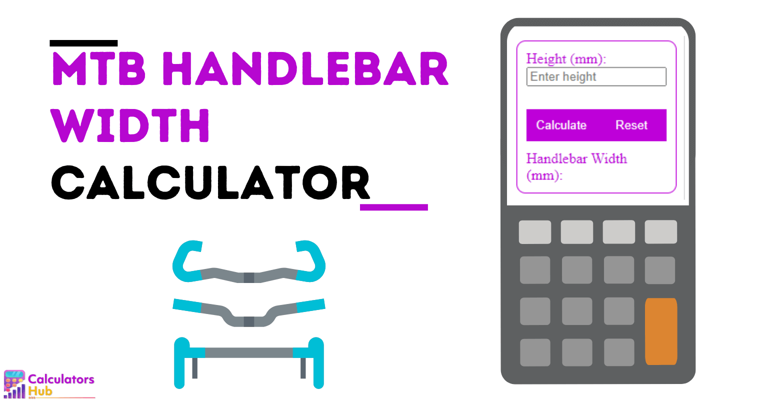 MTB Handlebar Width Calculator