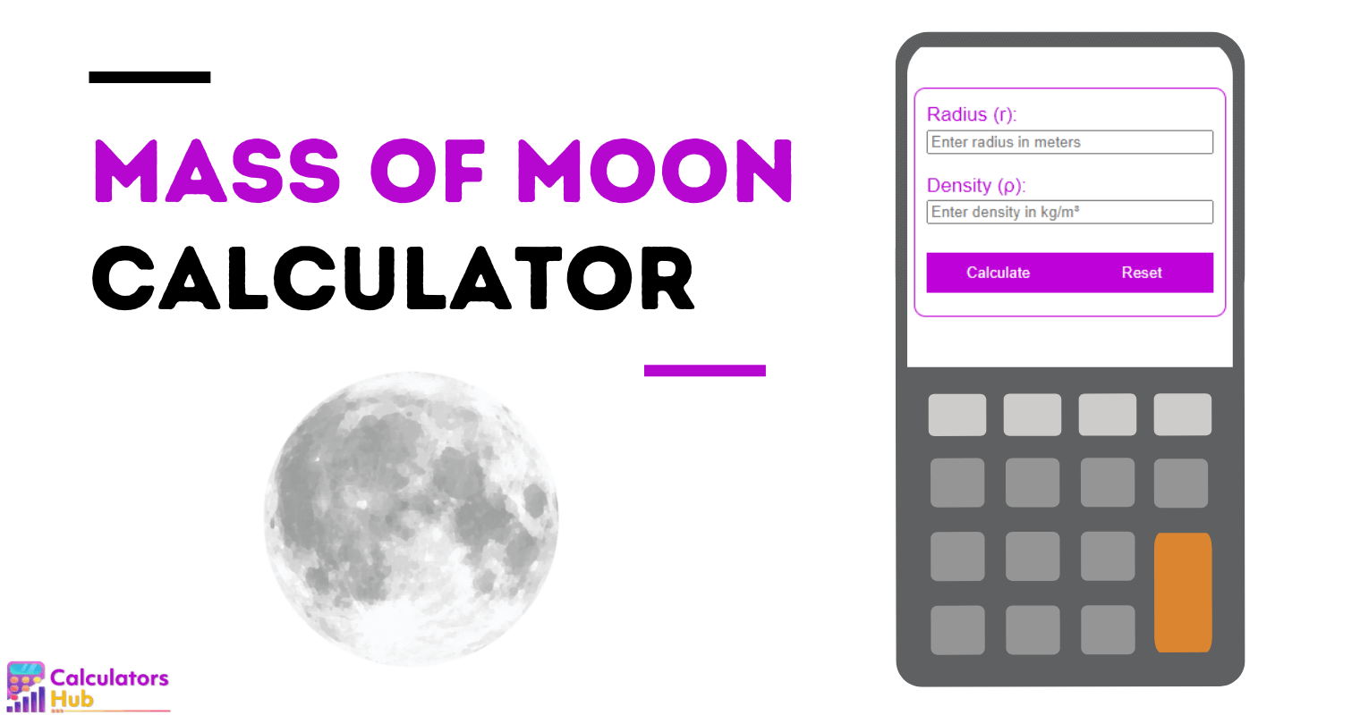 Calculateur de masse de la Lune
