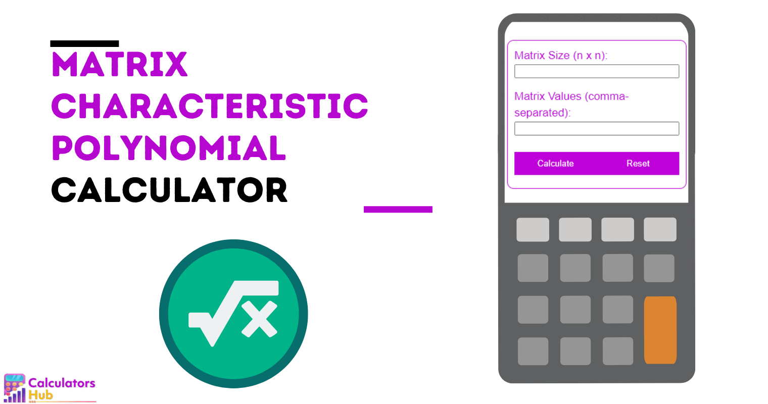 Matrix Characteristic Polynomial Calculator