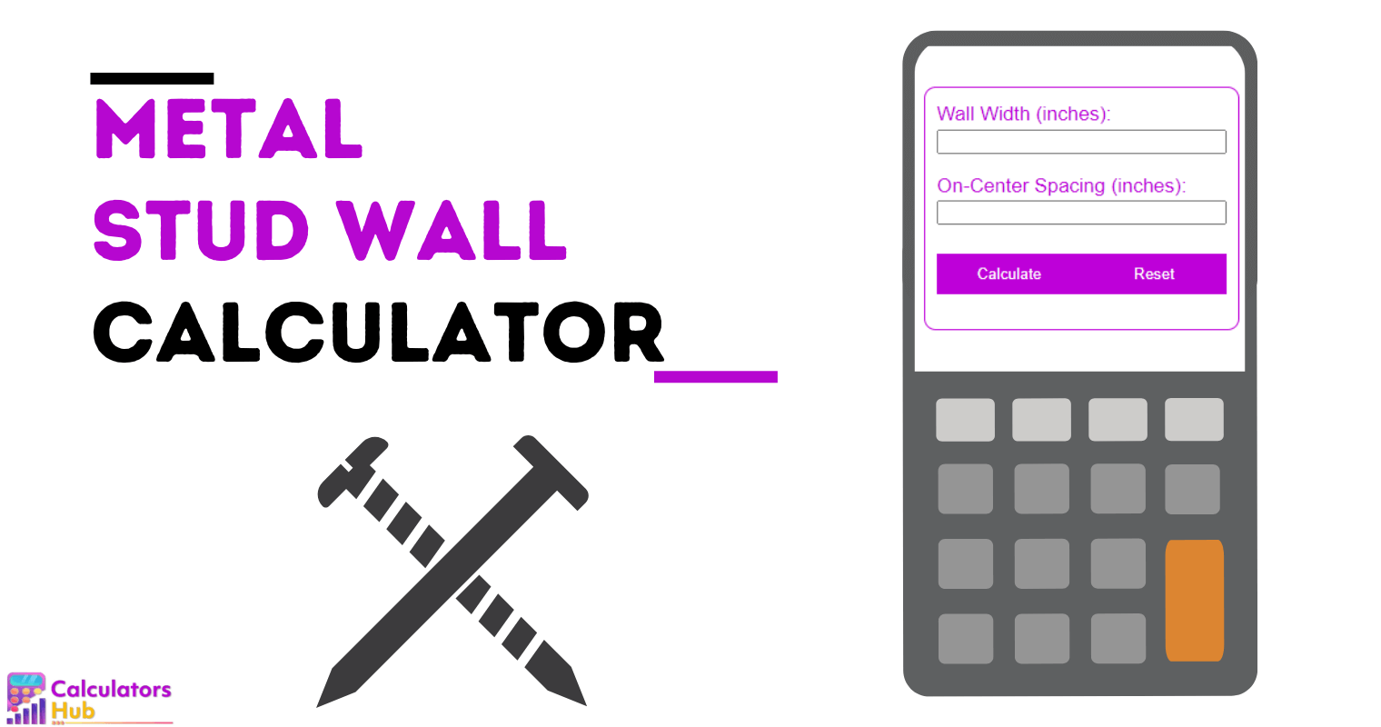 Metal Stud Wall Calculator
