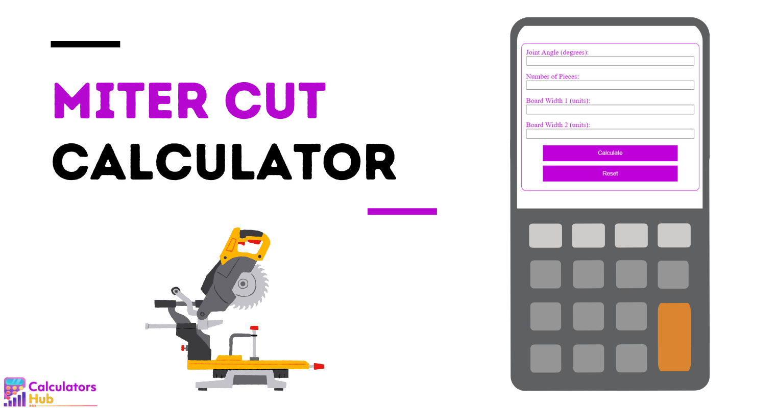 Miter Cut Calculator