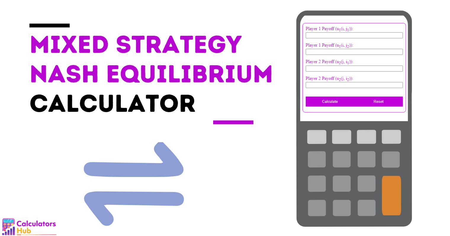 Mixed Strategy Nash Equilibrium Calculator